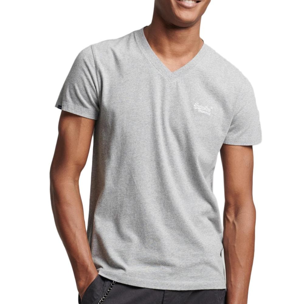 T-shirt Gris Homme Superdry M1011170A 1