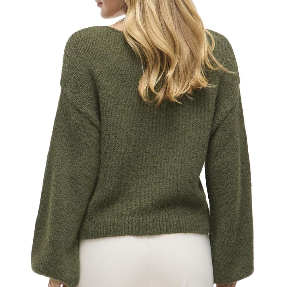 Pull en Maille Rose Femme Vila Choca 2