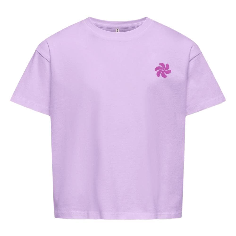 T-shirt Mauve Fille Kids Only Sun-veras Flower 1