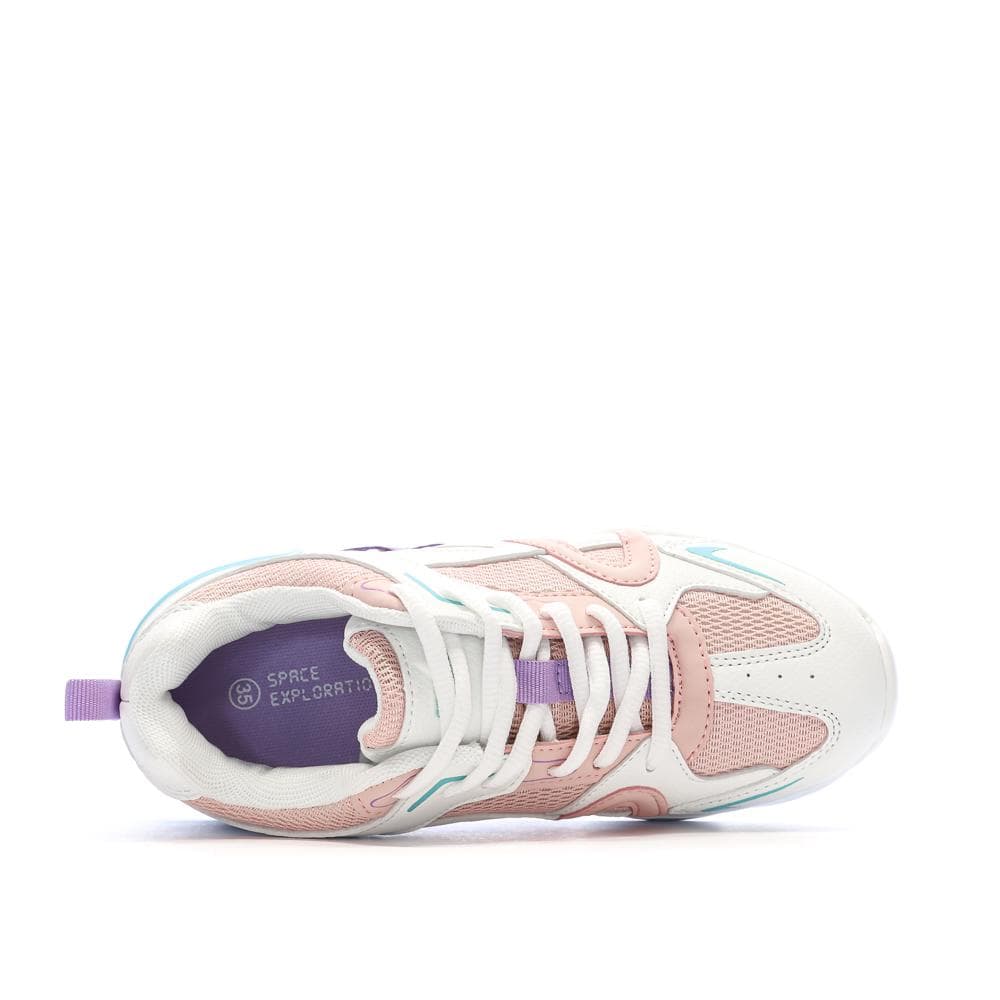 Baskets Blanc/Rose Femme/Fille Nasa Jabalem 4