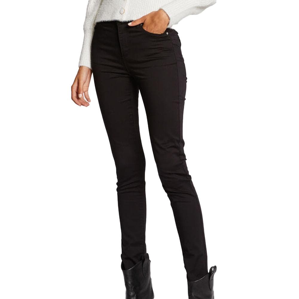 Pantalon Slim Noir Femme Morgan PACO 1
