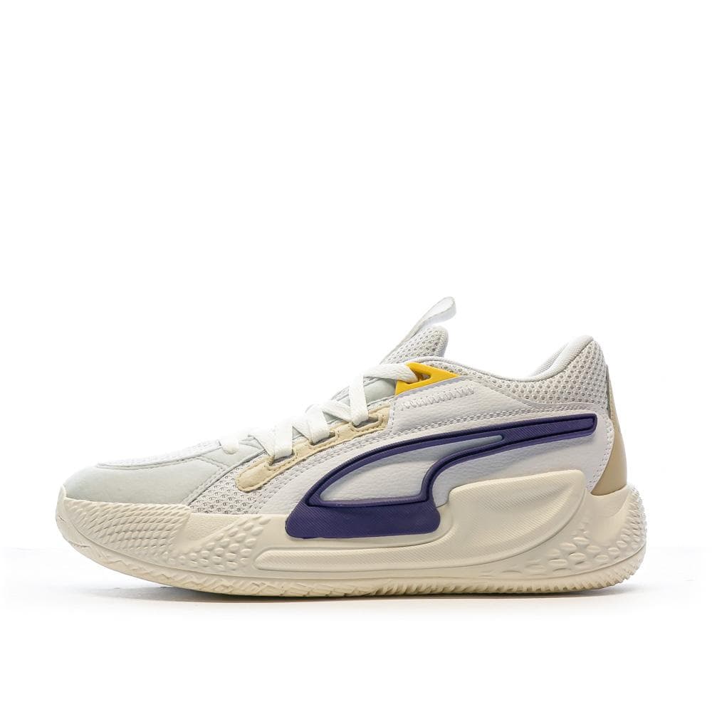 Chaussures de Basketball Homme Blanc Puma Court Rider 1