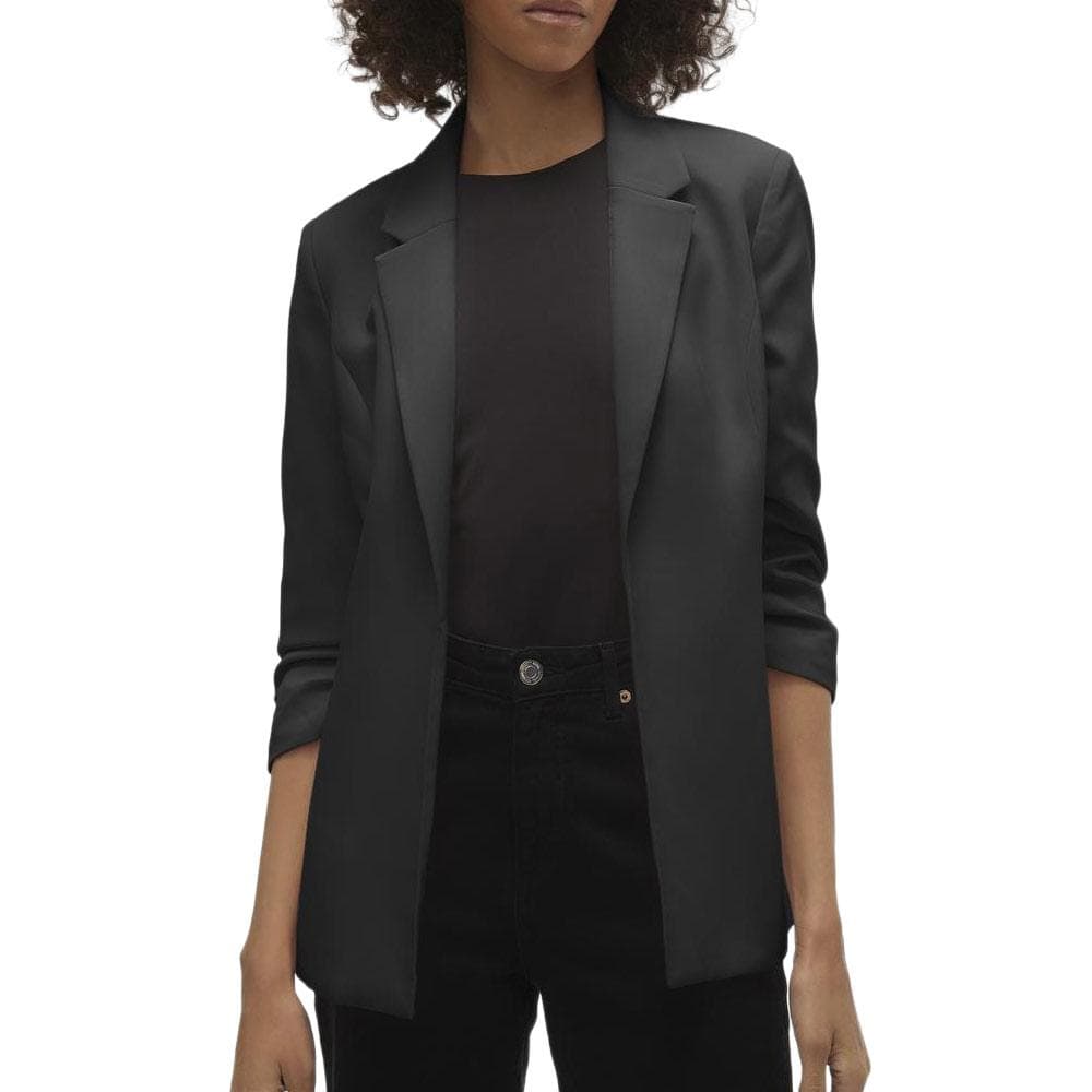 Blazer Noir Femme Vero Moda Carla 3/4 1