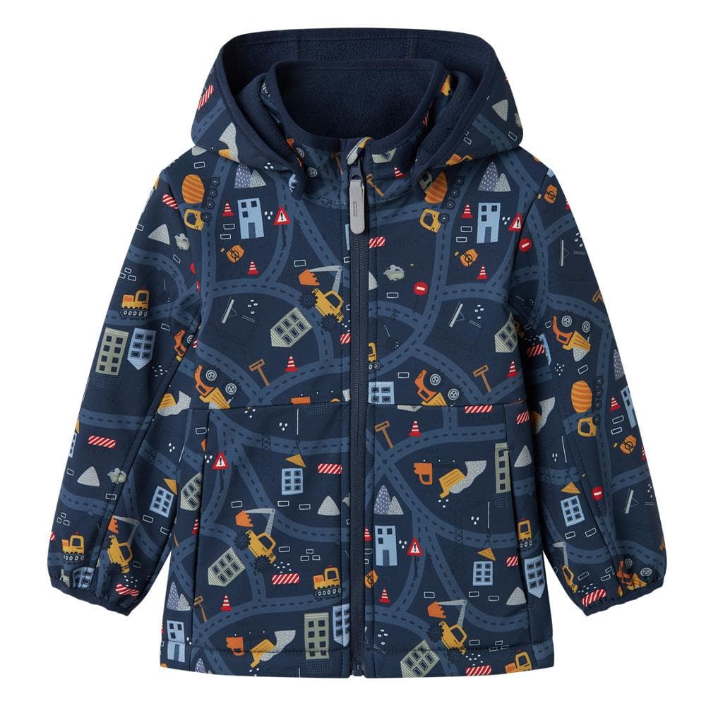 Manteau Marine Imprimé Garçon Name it Voiture 1