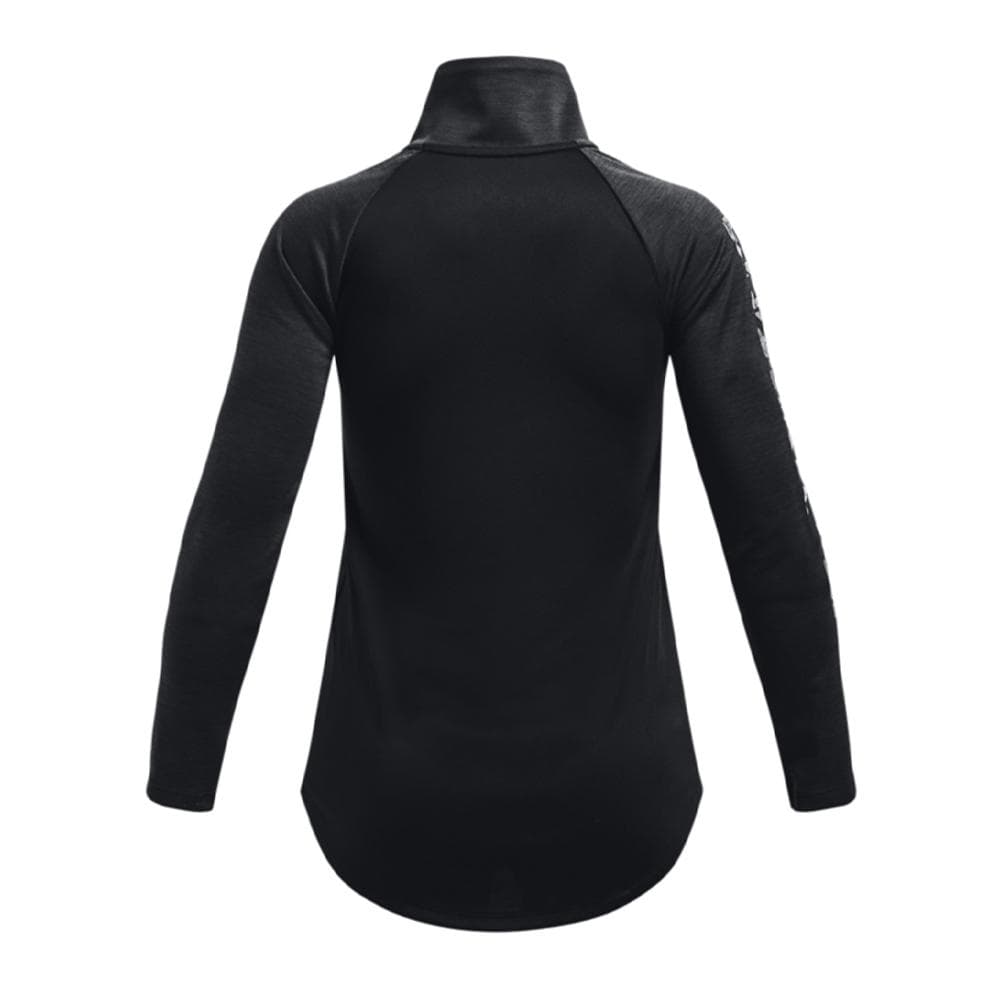 T-shirt à manches longues demi-zip Noir Fille Under Armour Tech Graphic Half 2