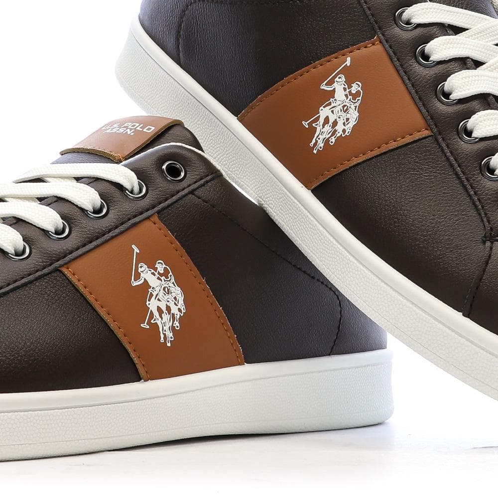 Baskets Marrons/Camel Homme US Polo ASSN 7