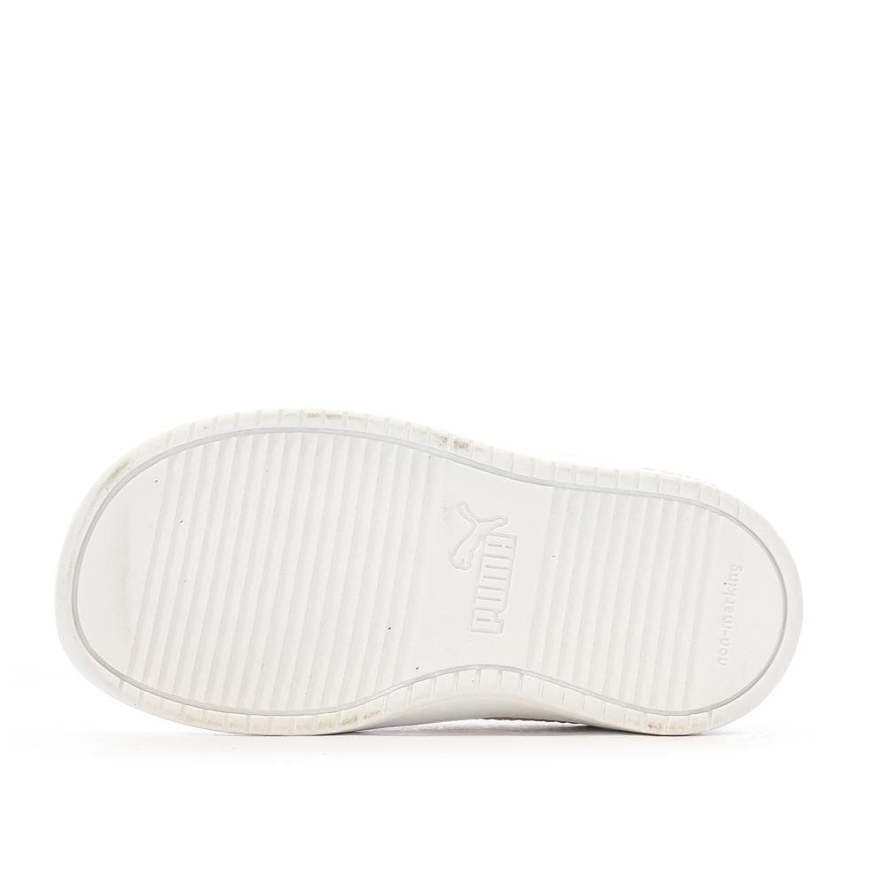 Baskets Blanche/Rose Fille Puma Rickie 5