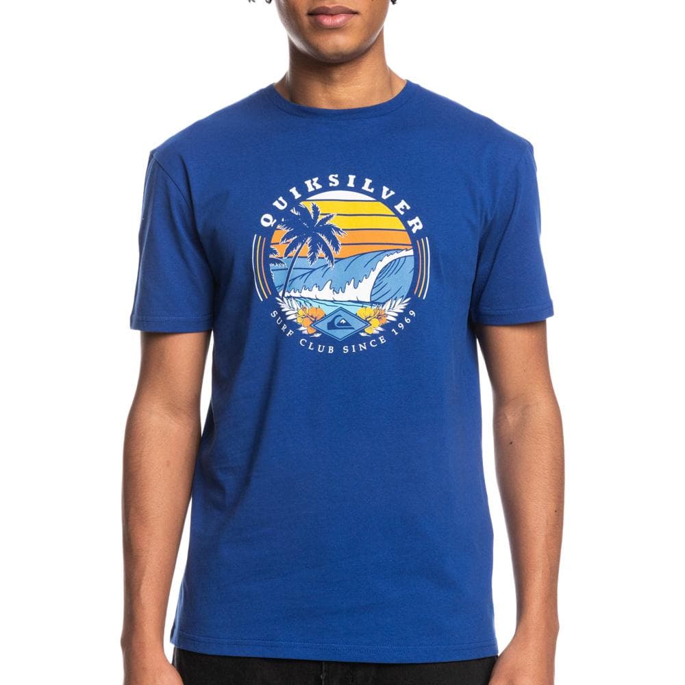 T-Shirt Bleu Homme Quiksilver Qssurfclub 1