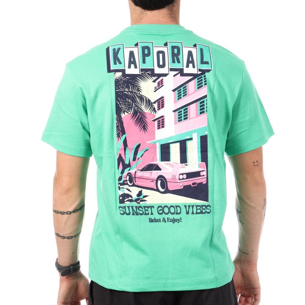 T-Shirt Vert Homme Kaporal TYSONE 2