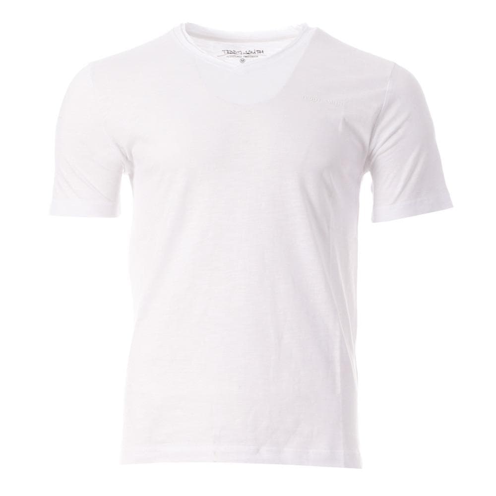 T-shirts Blanc Homme Teddy Smith Gildas 1