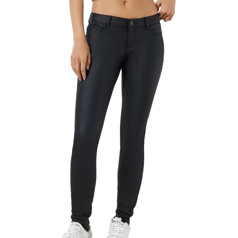Jeans Noir Enduit Femme Noisy May Mallie 1