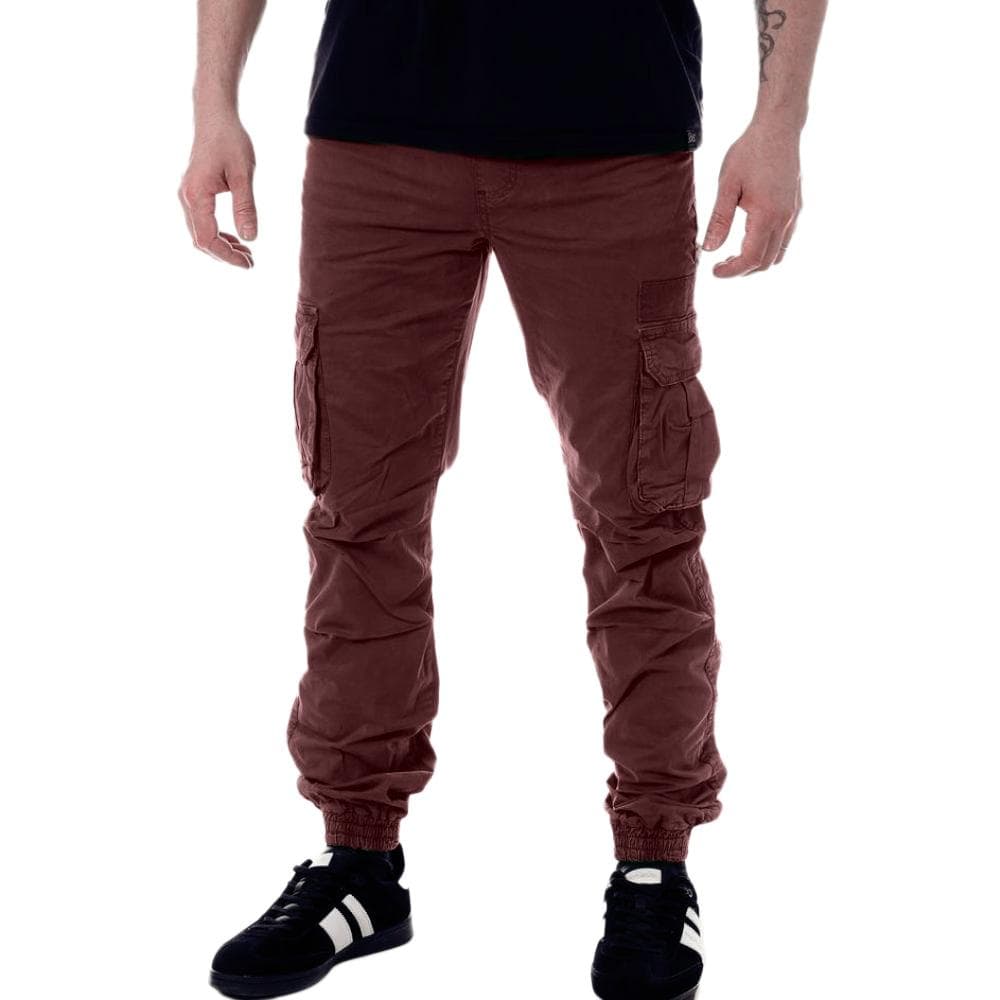 Pantalon Cargo Bordeaux Homme Paname Brothers Carlos 1
