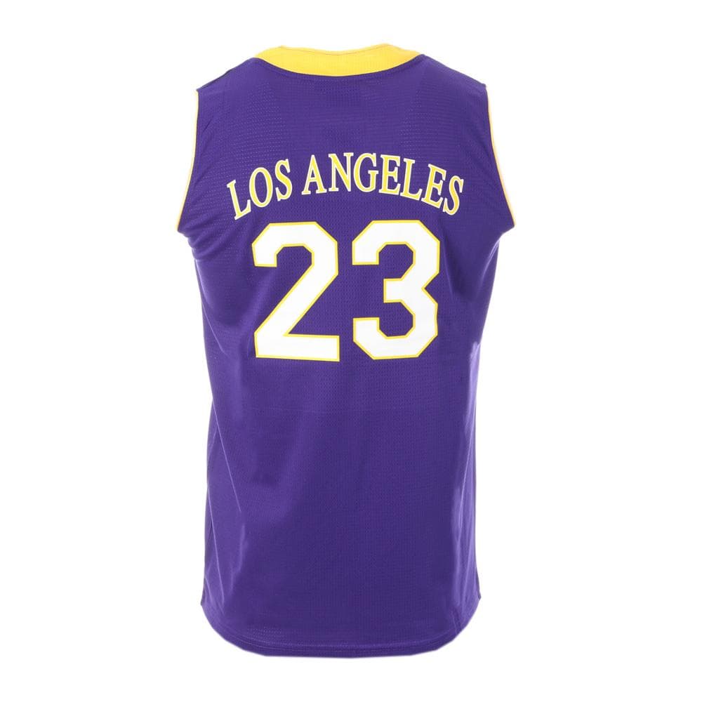 Los Angeles Maillot de Basketball Violet/Jaune Homme Sport Zone 2