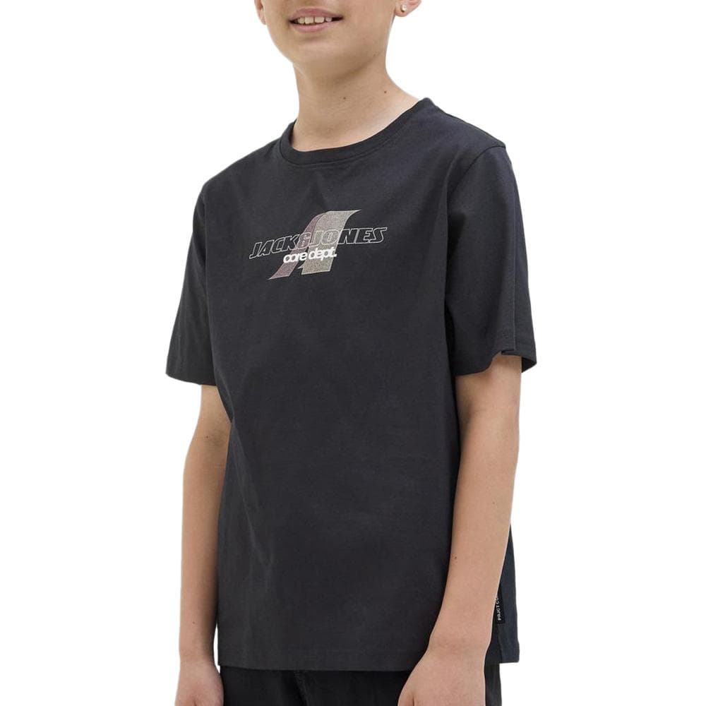 T-Shirt Noir Garçon Jack & Jones Cotier 1