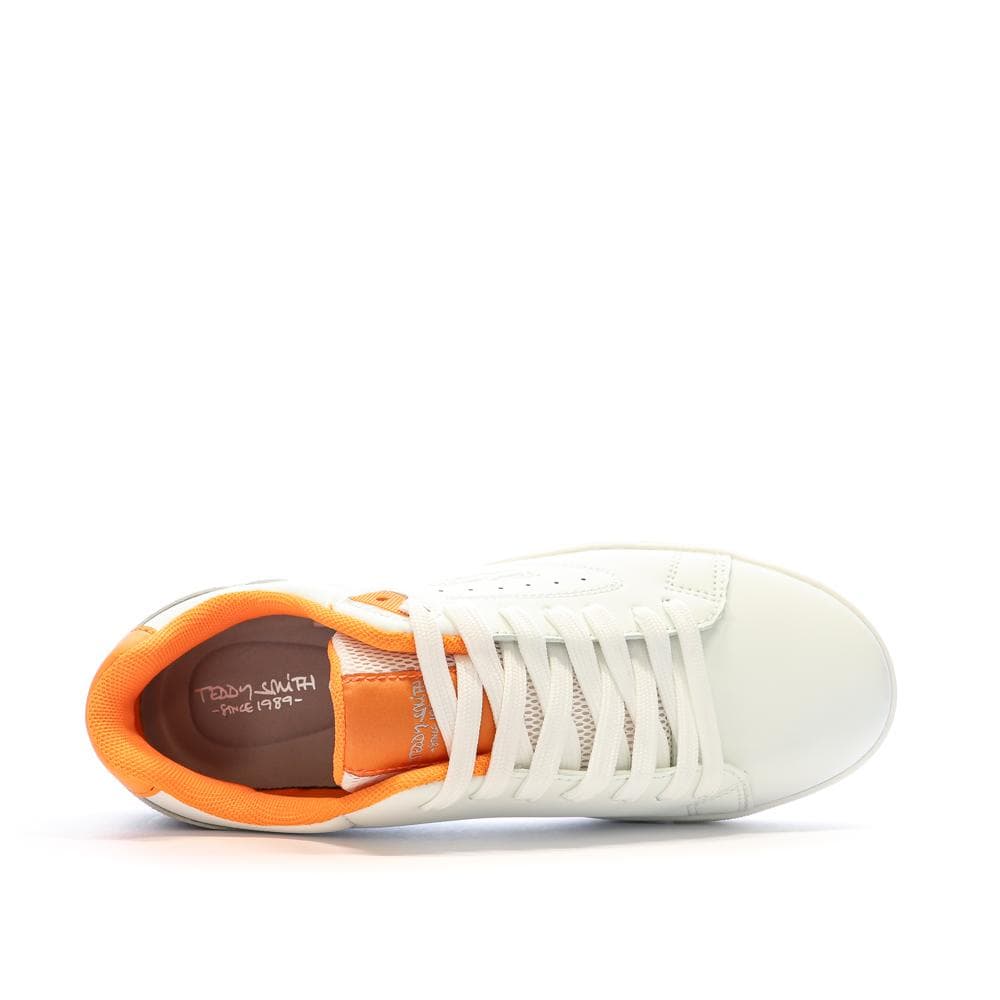 Baskets Blanches/Orange Garçon Teddy Smith 1786 4