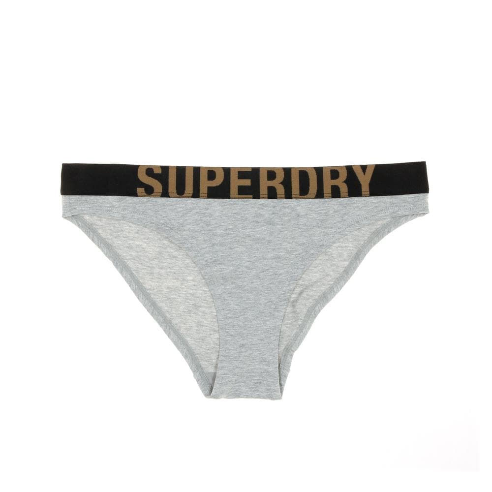 Culotte Grise Femme Superdry Logo Brief 1
