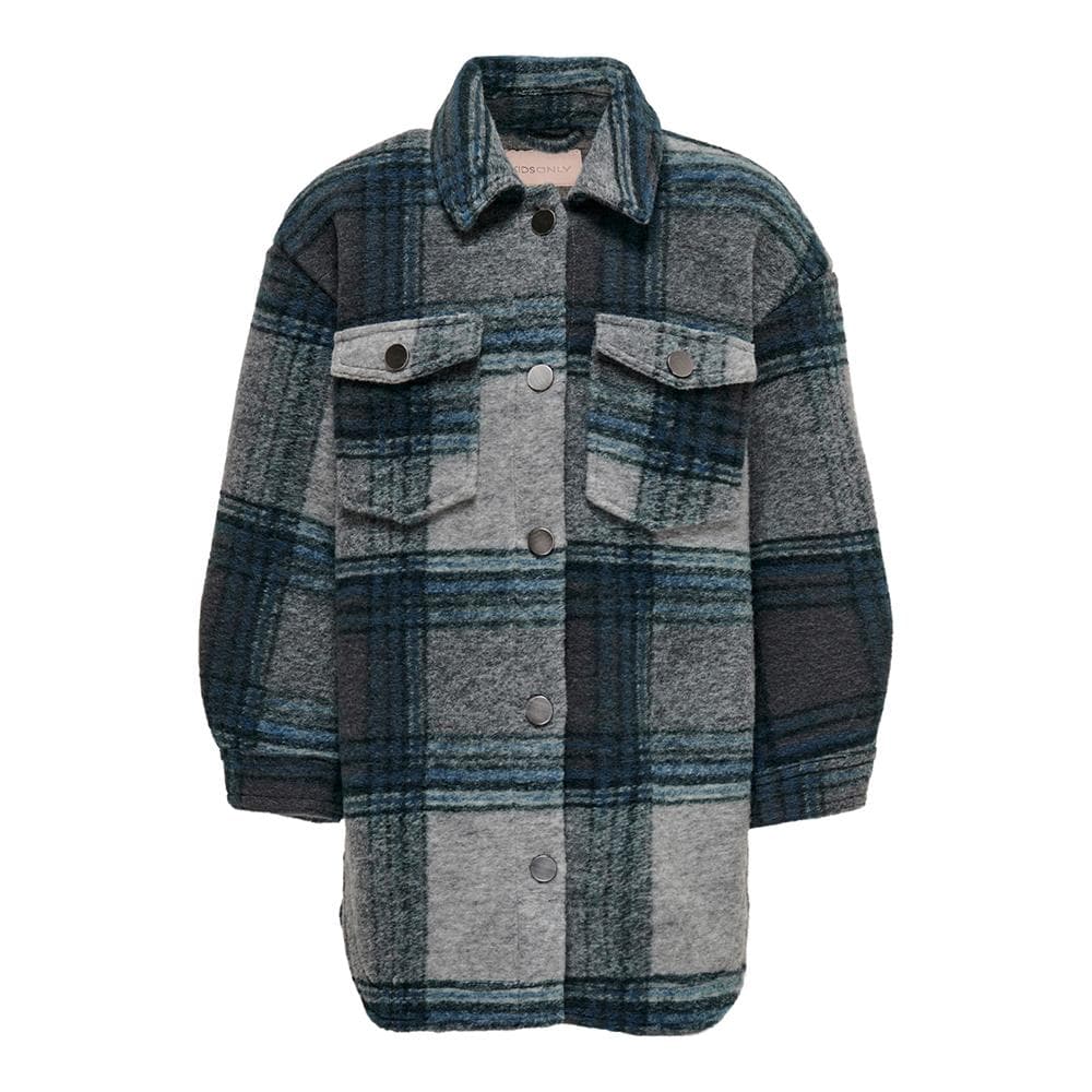 Veste à carreaux Bleu Fille Kids ONLY Andrea 1