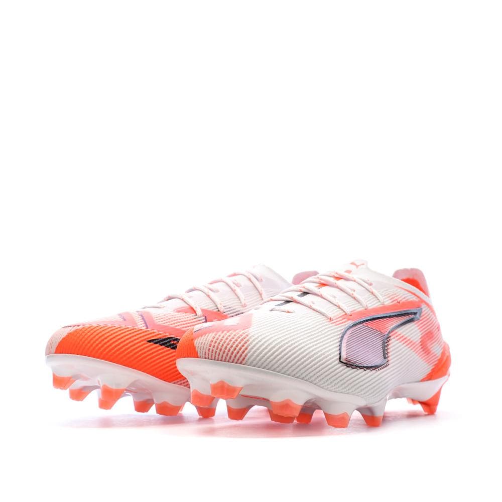 Chaussures de football Blanches/Oranges Homme Puma Ultra 5 Ultimate 6