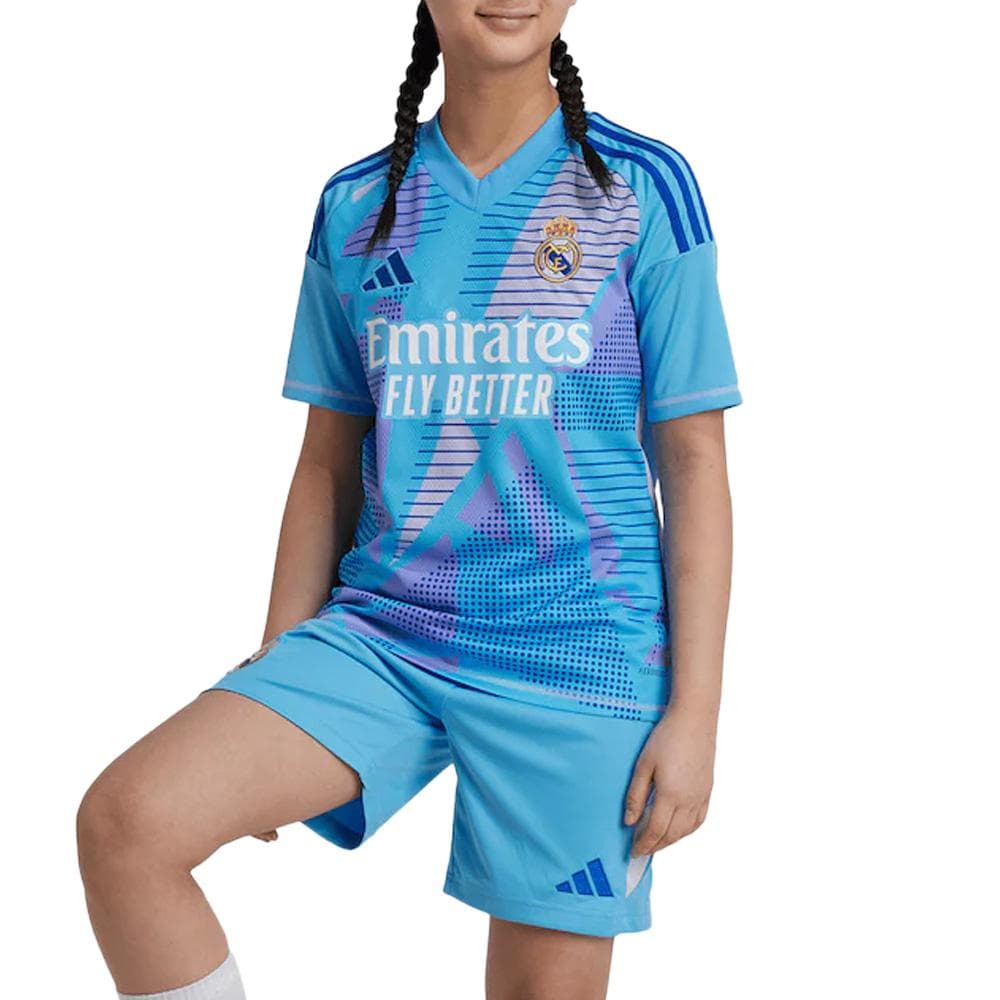 Real Madrid Mini-Kit de Gardien Bleu Adidas 24/25 1