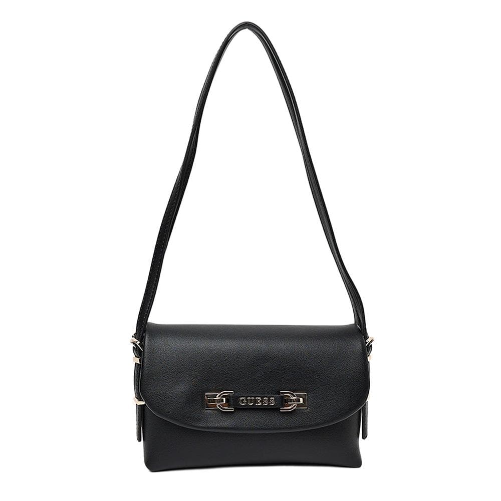 Sac à Bandoulière Noir Femme Guess Lefia 1