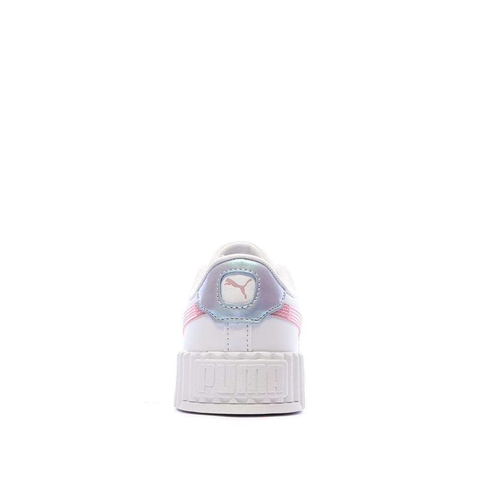 Baskets Blanc/Rose Femme Puma Carina 3.0 Blurry 3