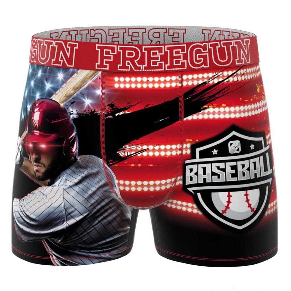 Boxer Rouge Garçon Freegun Baseball 1