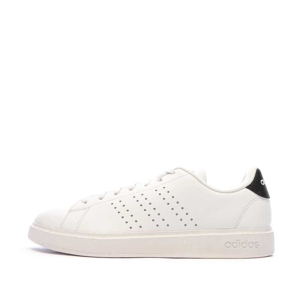 Baskets Blanches/Noir Homme Adidas Advantage 2.0 1