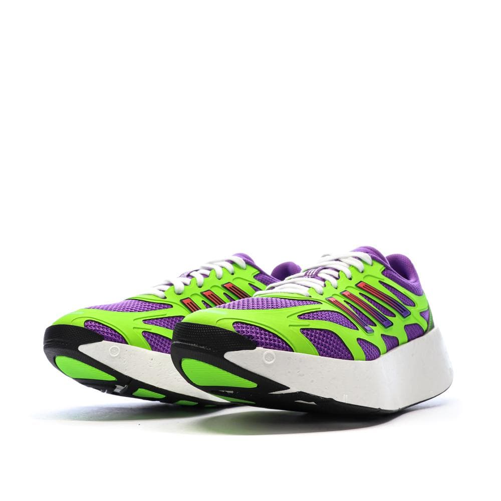 Baskets Vertes/Violettes Homme Adidas Adizero Aruku 6
