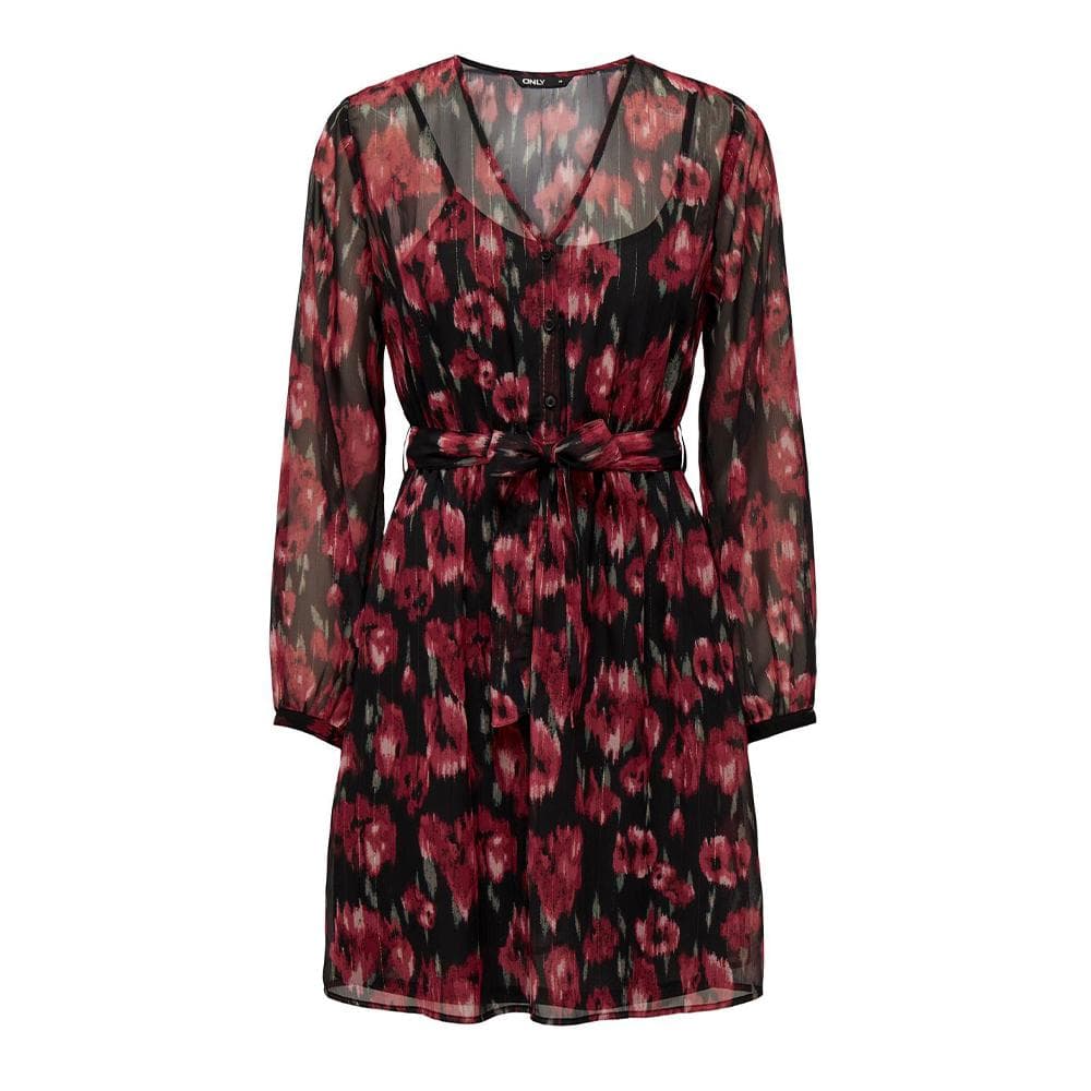 Robe Rouge/Noire Femme Only Marise 1