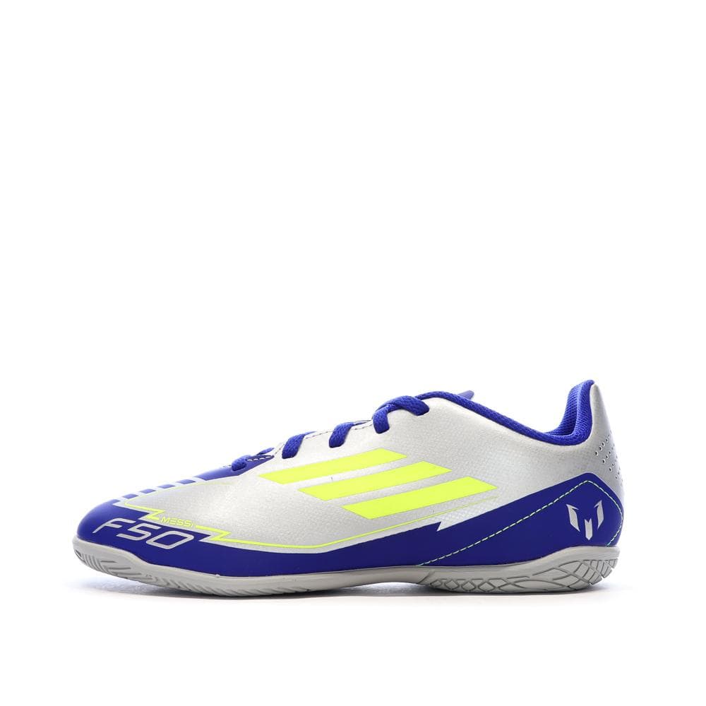 Chaussures de Foot Argent/Bleu Junior Adidas F50 Club In Messi 1