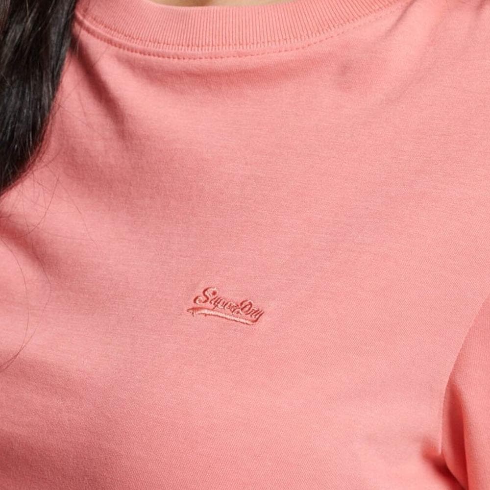 T-shirt Rose Femme Superdry Vintage Logo 2