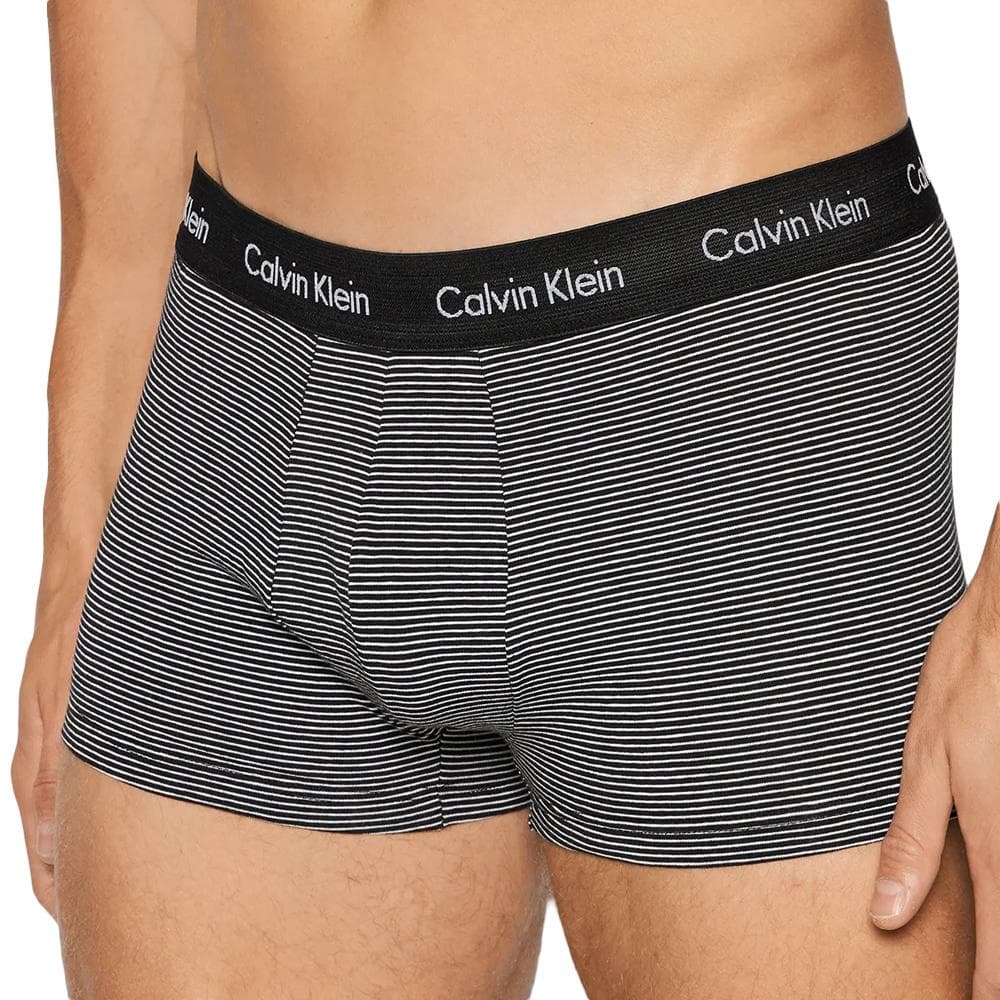 x3 Boxers Noir/Blanc Homme Calvin Klein Jeans Trunk 2