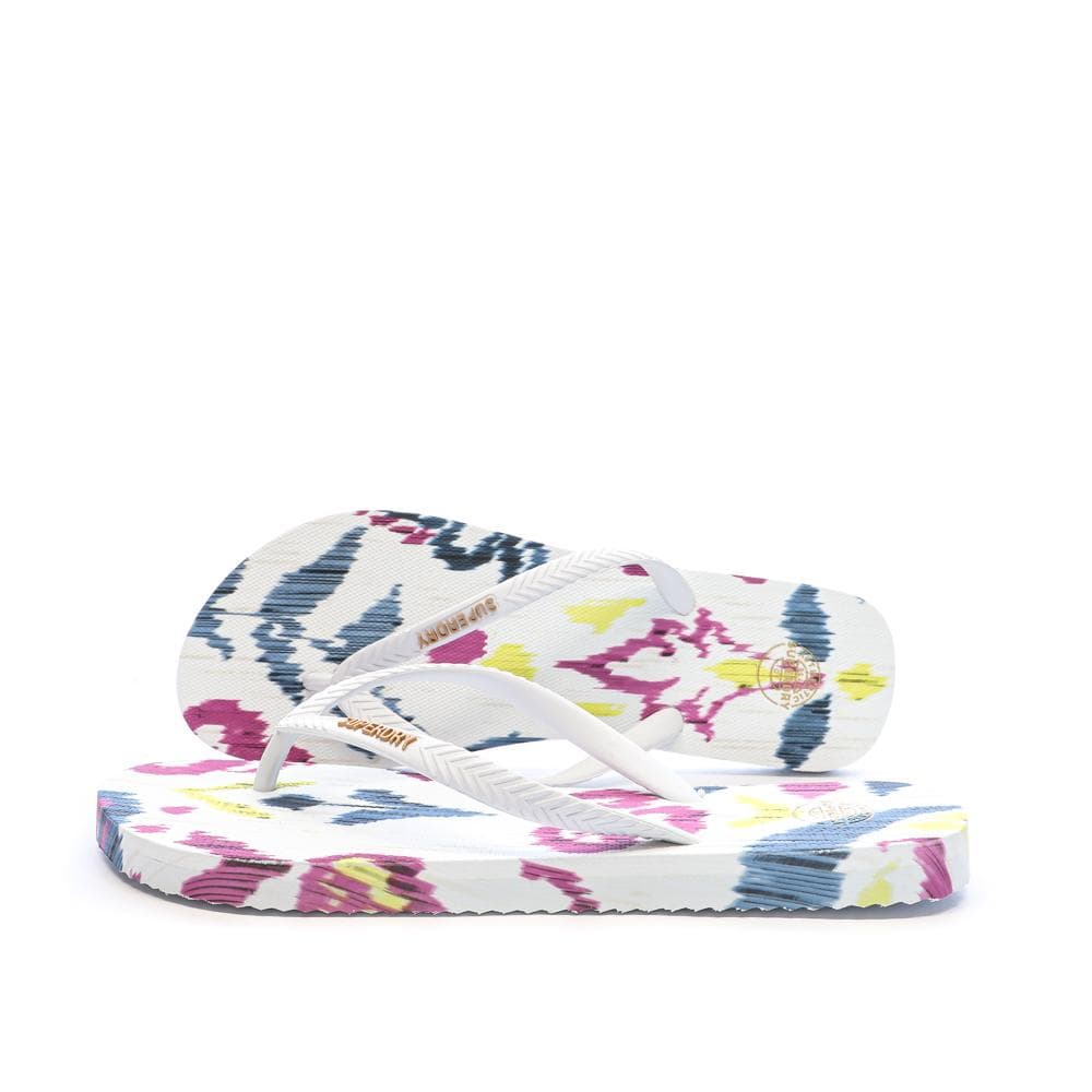 Tongs Blanc Femme Superdry Printed Flip Flop 1