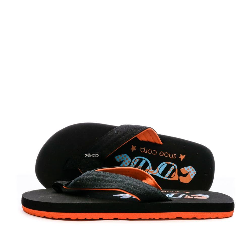 Tongs Noir Garçon Cool Shoe DONY BOY 1