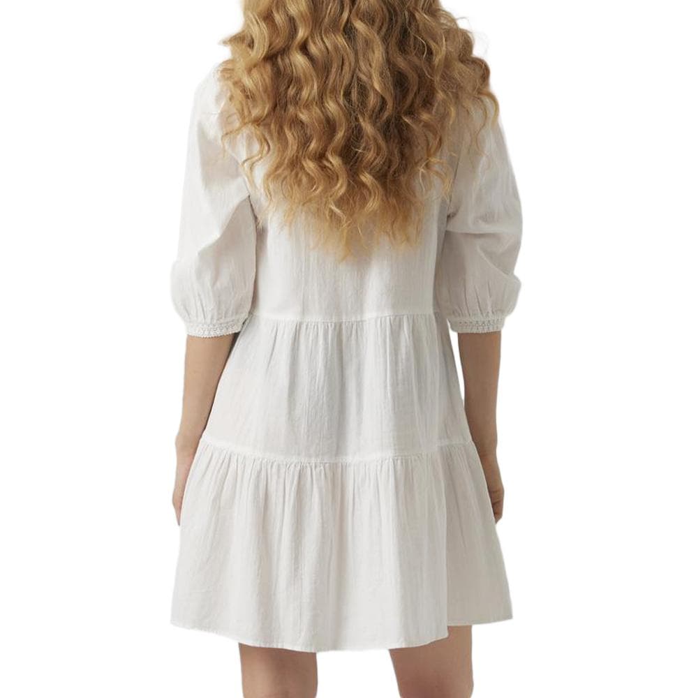 Robe Blanche Femme Vero Moda Pretty 2