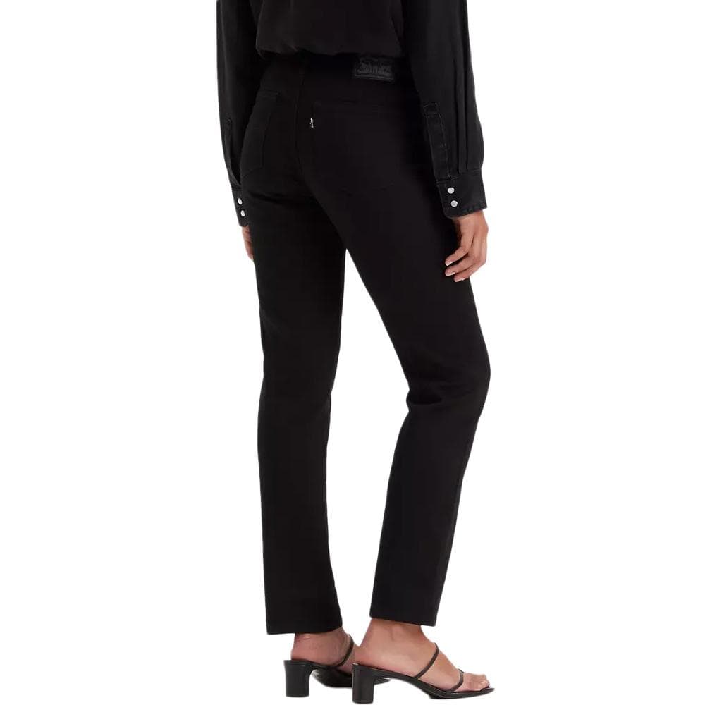 Jean 712 Slim Noir Femme Levi's Welt Pocket 2