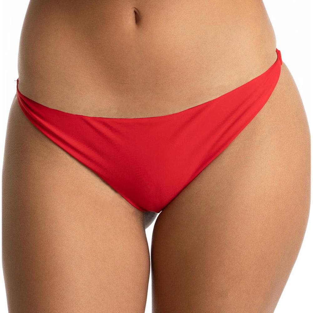 Bas de Bikini Rouge Femme Sun Project Tanga - Taille 1