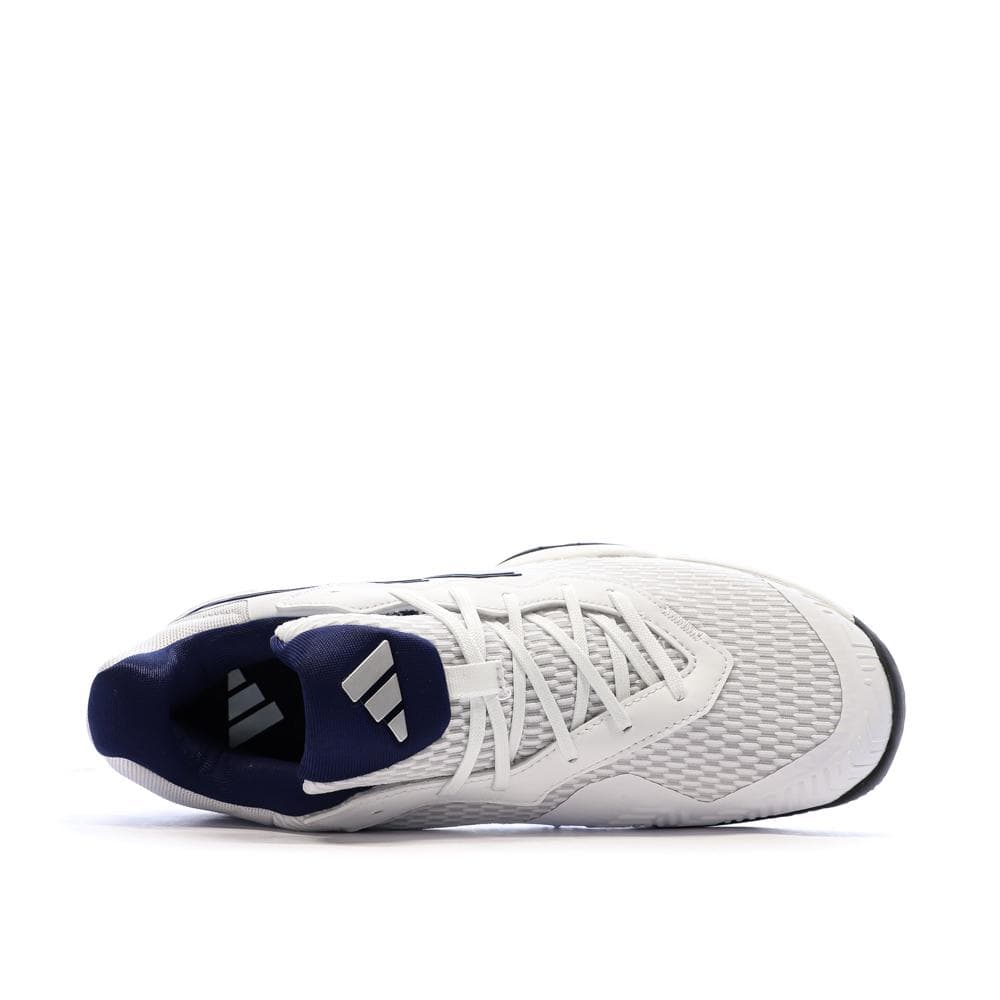 Chaussure de tennis Blanc/Marine Enfant Adidas Barricade 4