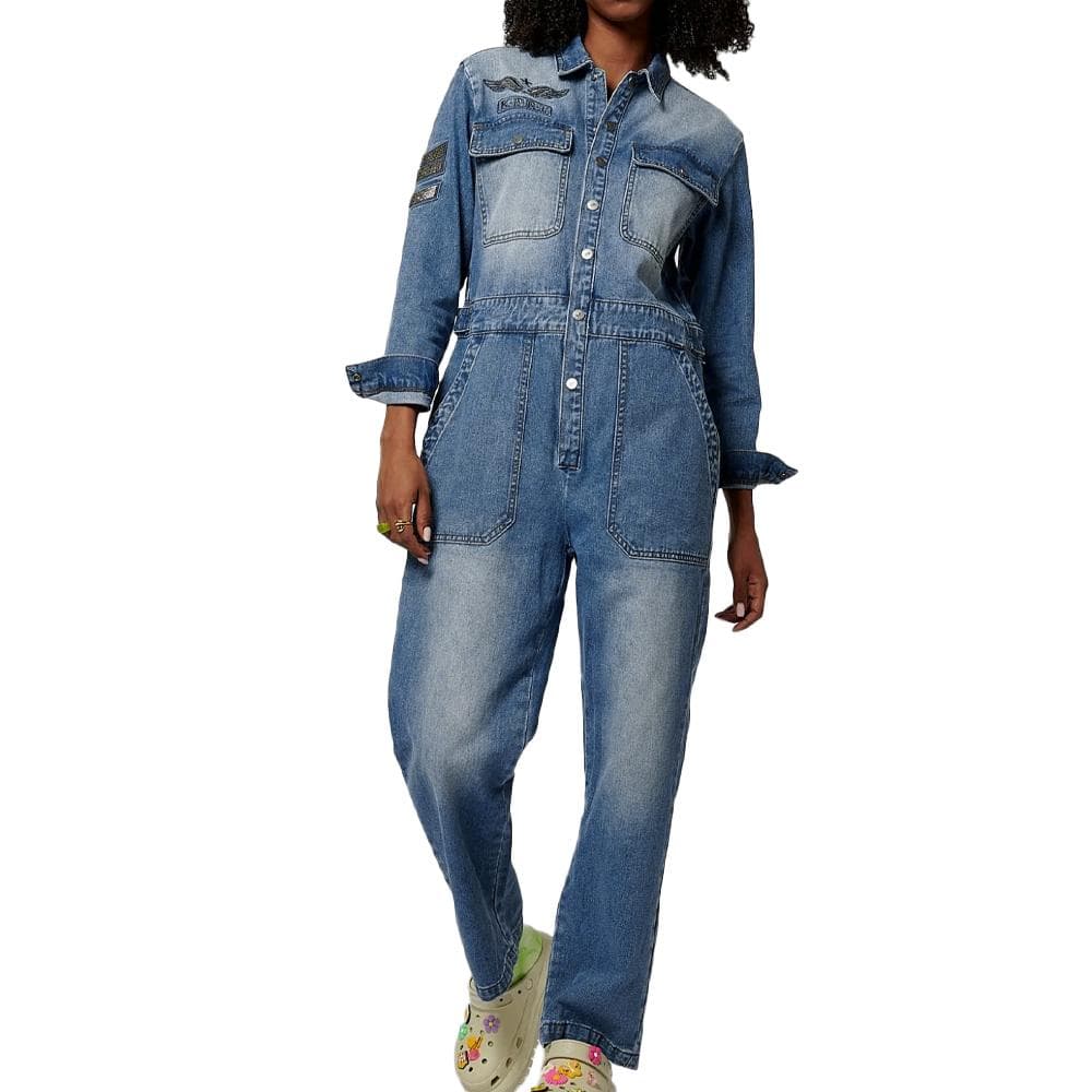 Combinaison en Jean Bleu Femme Kaporal SUIT 1
