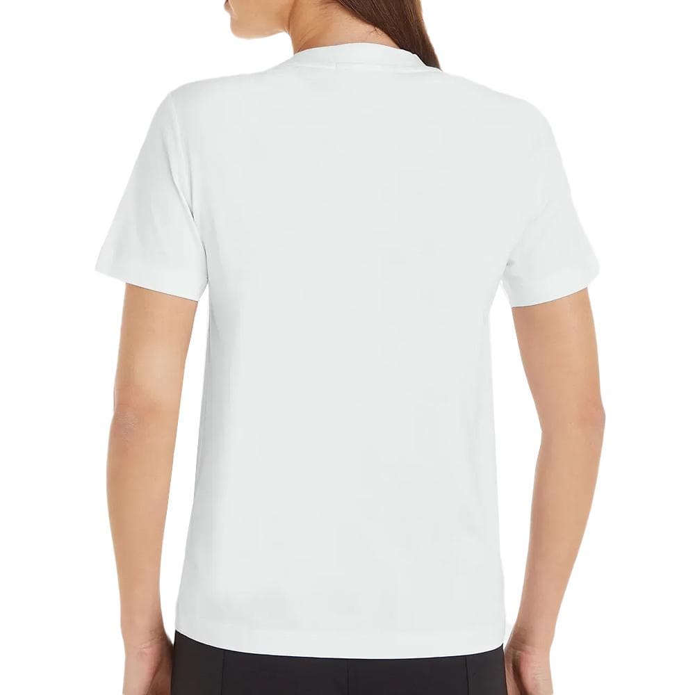 T-shirt Blanc Femme Calvin Klein Jeans Sequin 2