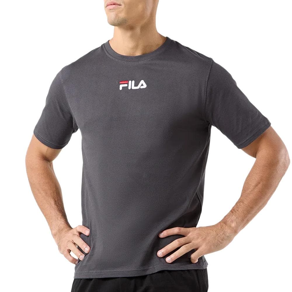 T-shirt Gris Homme Fila Embroidered 1