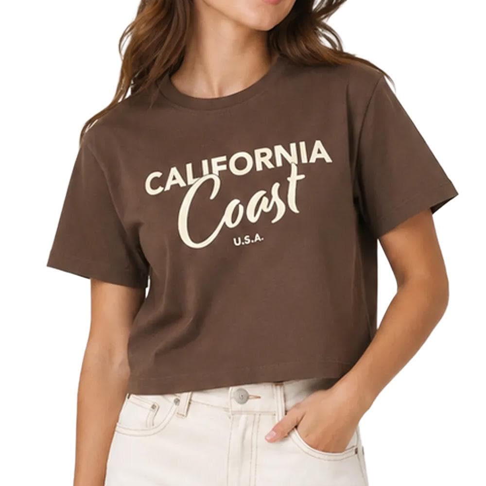 T-Shirt Marron Fille Kids ONLY Olivia 1