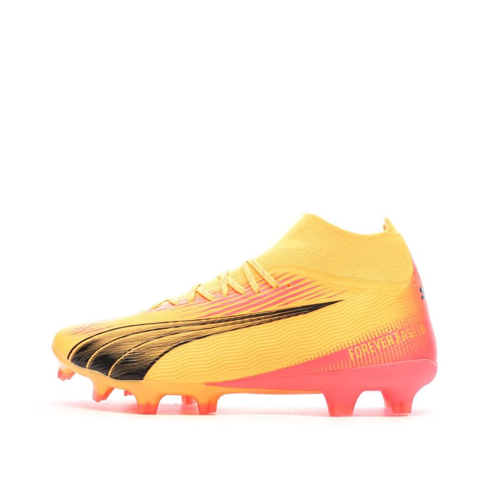 Chaussures de Football Orange, Noir Homme Puma Ultra Pro 1