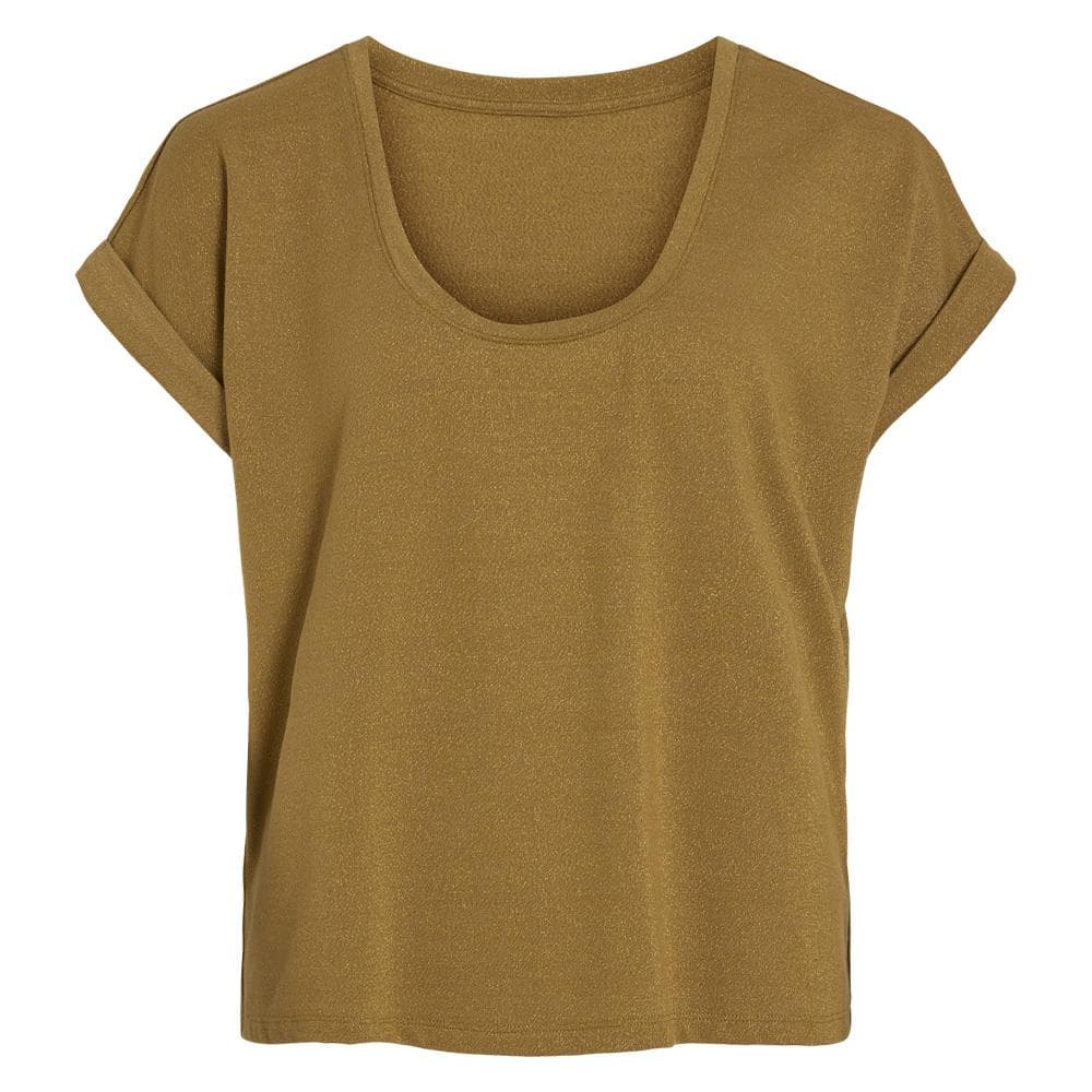 T-Shirt Marron Femme Vila Luxi 1