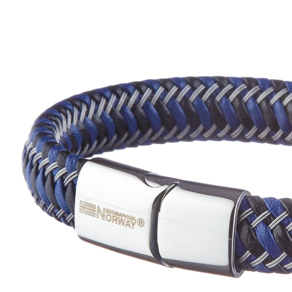 Bracelet Noir/Bleu Geographical Norway Rigide 2