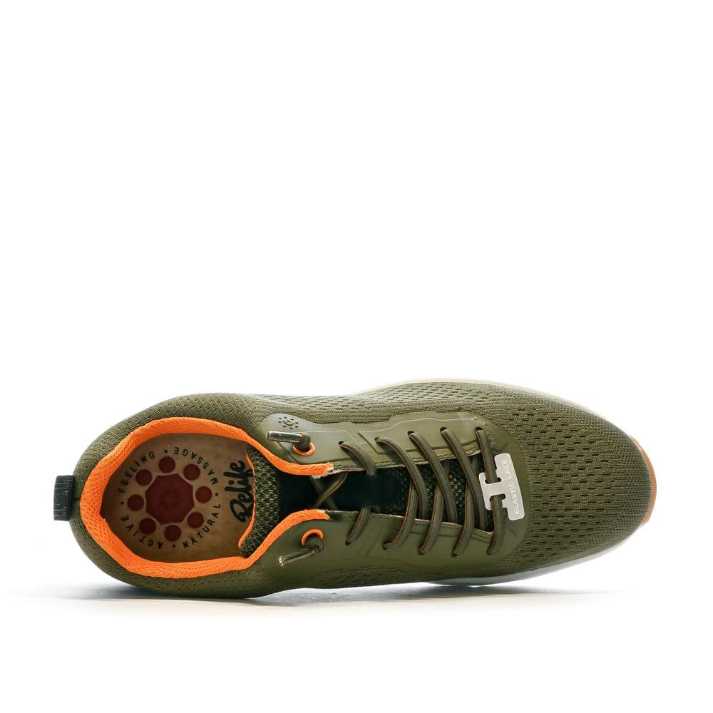 Baskets Kaki Homme Relife Laniston 4