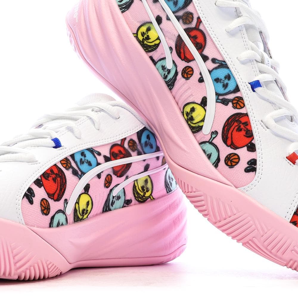 Chaussures de Basketball Rose Homme Puma Paris Games 7