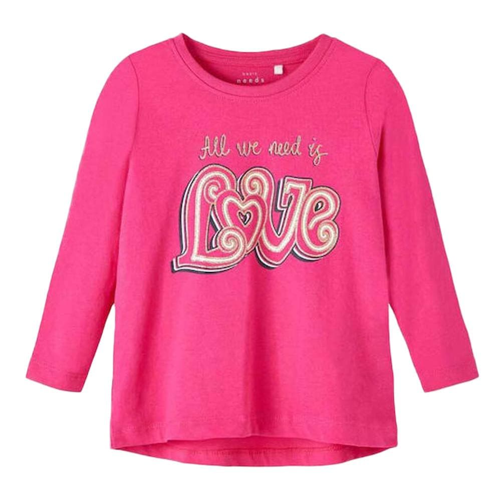 T-shirt Manches Longues Rose Fille Name it Cosmic 1