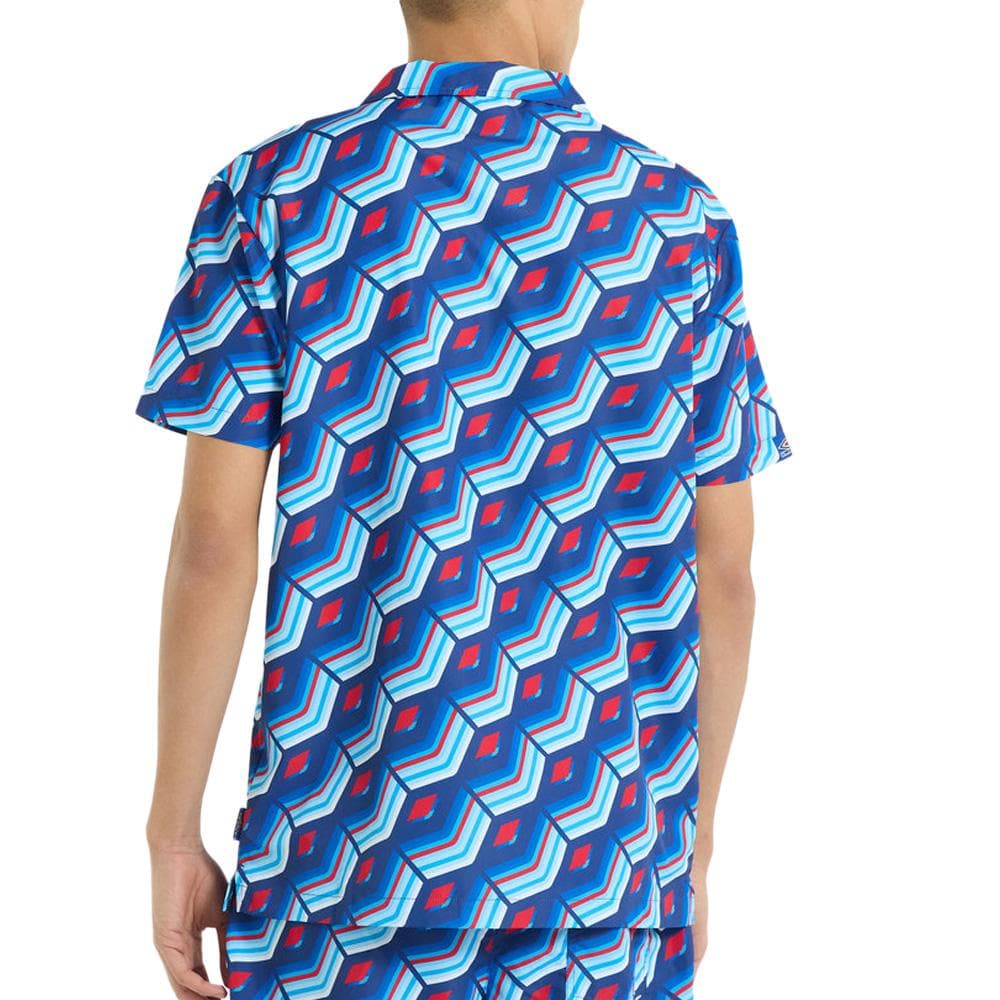 Chemisette Bleu Homme Umbro Printed Shirt Regale 2