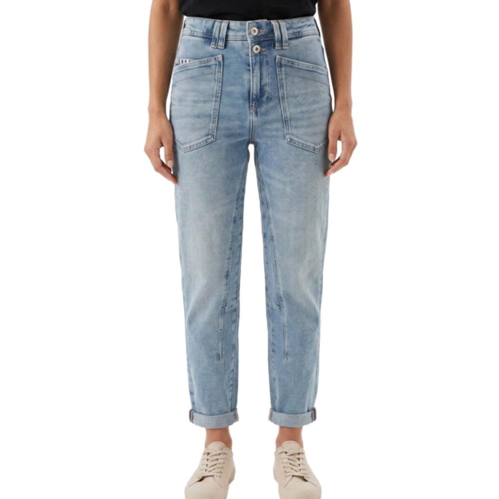 Jean Droit Bleu Femme Freeman Porter Edita 1